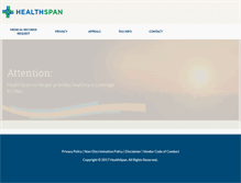 Tablet Screenshot of healthspan.org